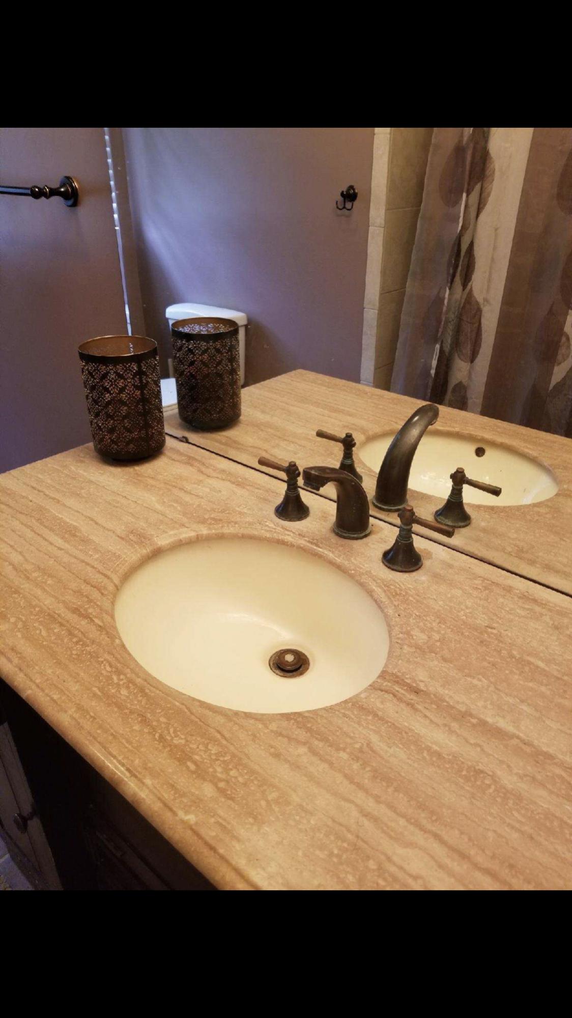 5423 Twilight Road Roanoke, VA 24019 - Photo 21 of 23 a bathroom with a sink and a mirror