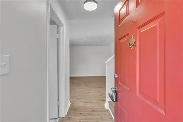 wooden floor in a room