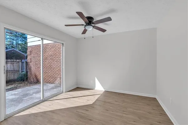 wooden floor in an empty room