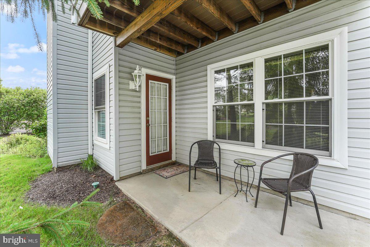 2307 Sterling Road, Unit 23 Yardley, PA 19067 - Photo 38 of 38 Nice Private Covered Porch - Access from Living Rm