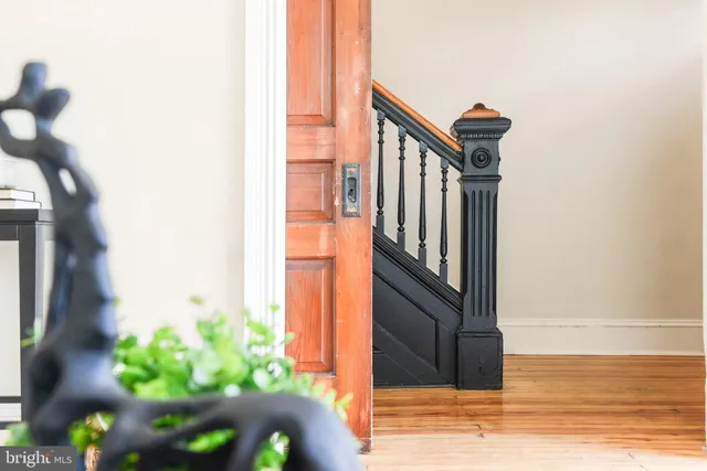a living room with furniture potted plant and a window