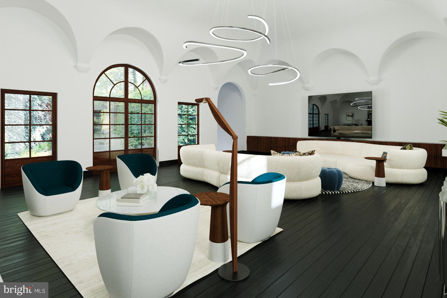 87 Library Place Princeton, NJ 08540 - Photo 28 of 60 a living room with furniture and wooden floor