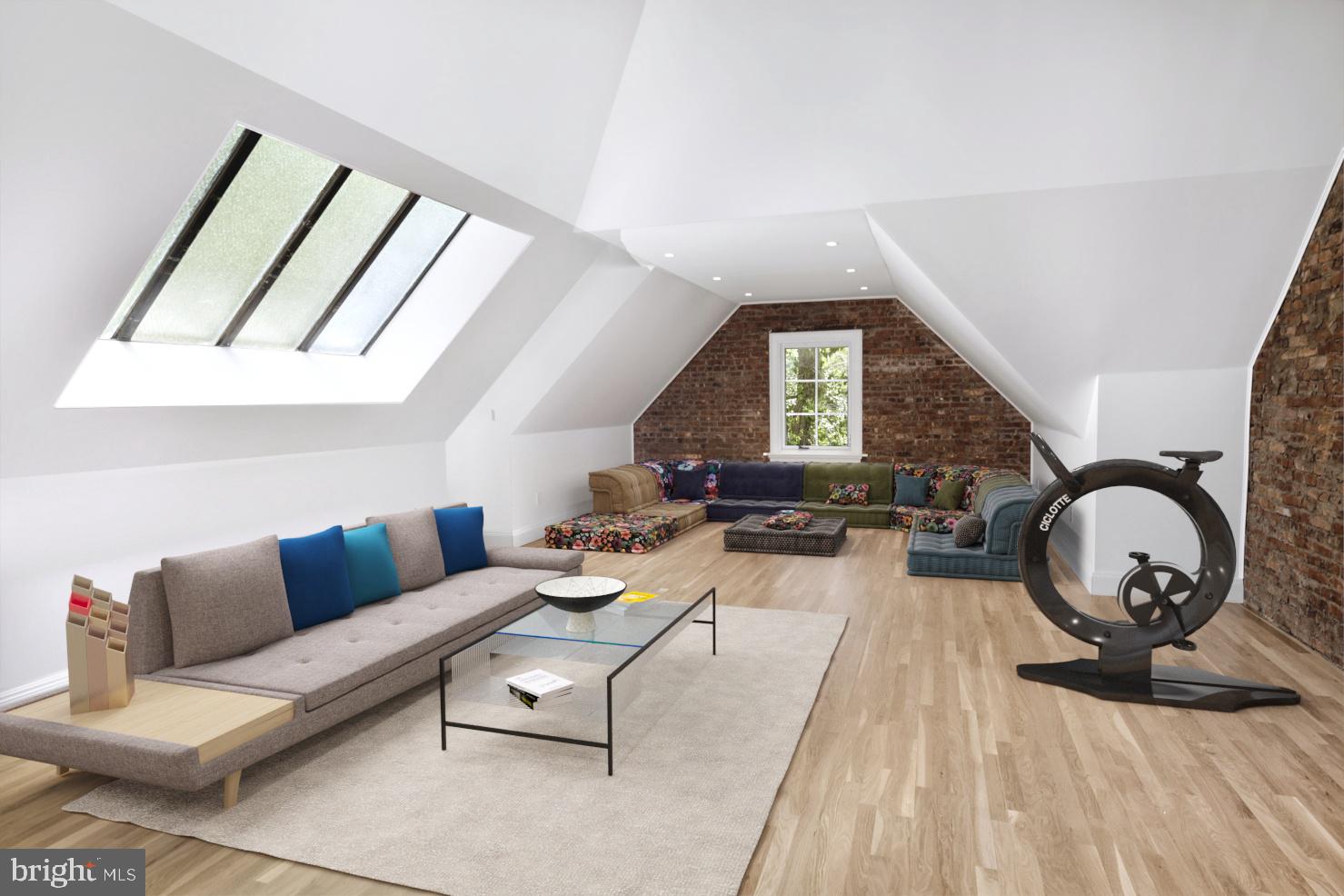 87 Library Place Princeton, NJ 08540 - Photo 58 of 60 a living room with furniture a window and a fireplace