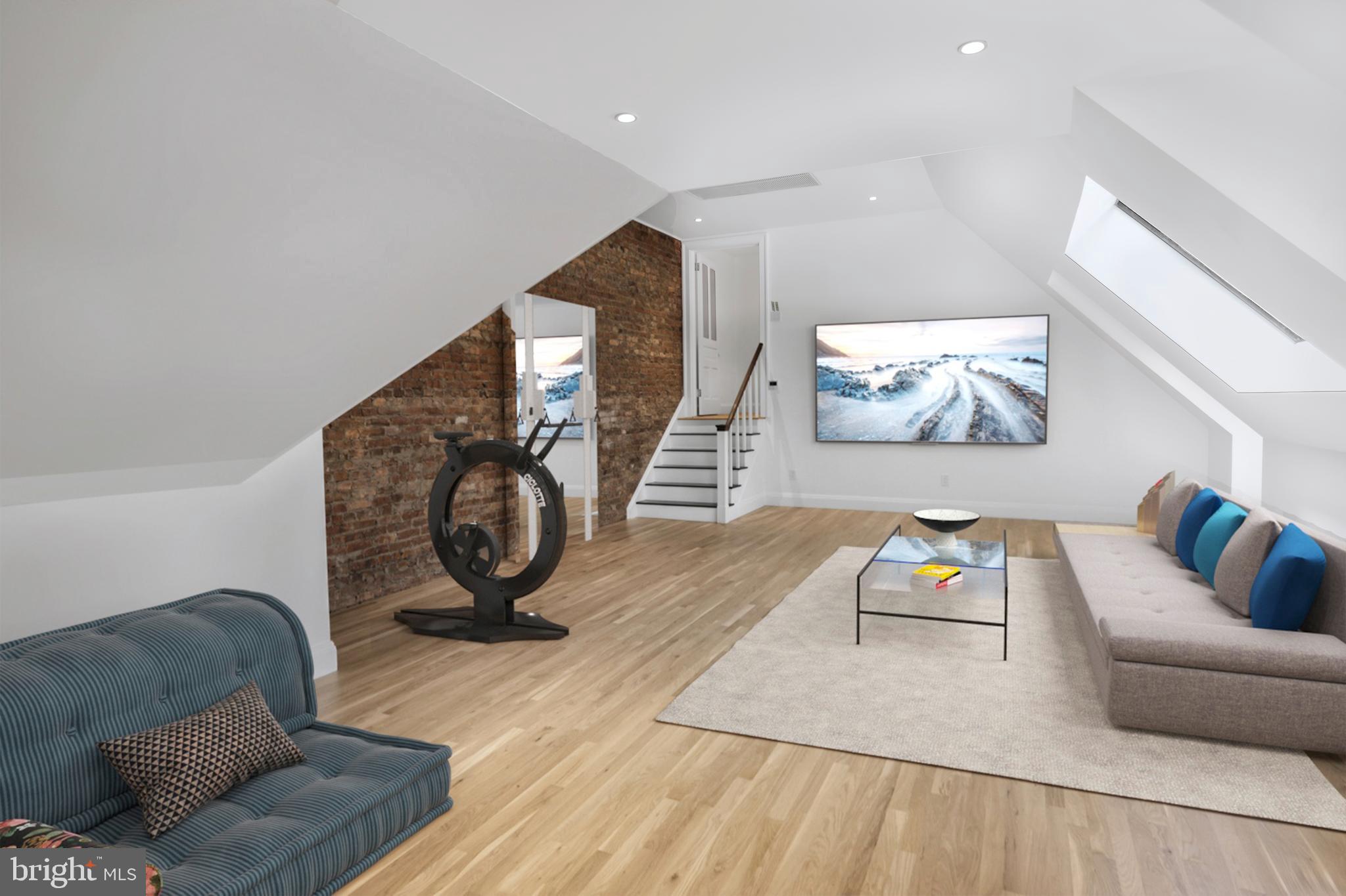 87 Library Place Princeton, NJ 08540 - Photo 59 of 60 a living room with furniture and a wooden floor