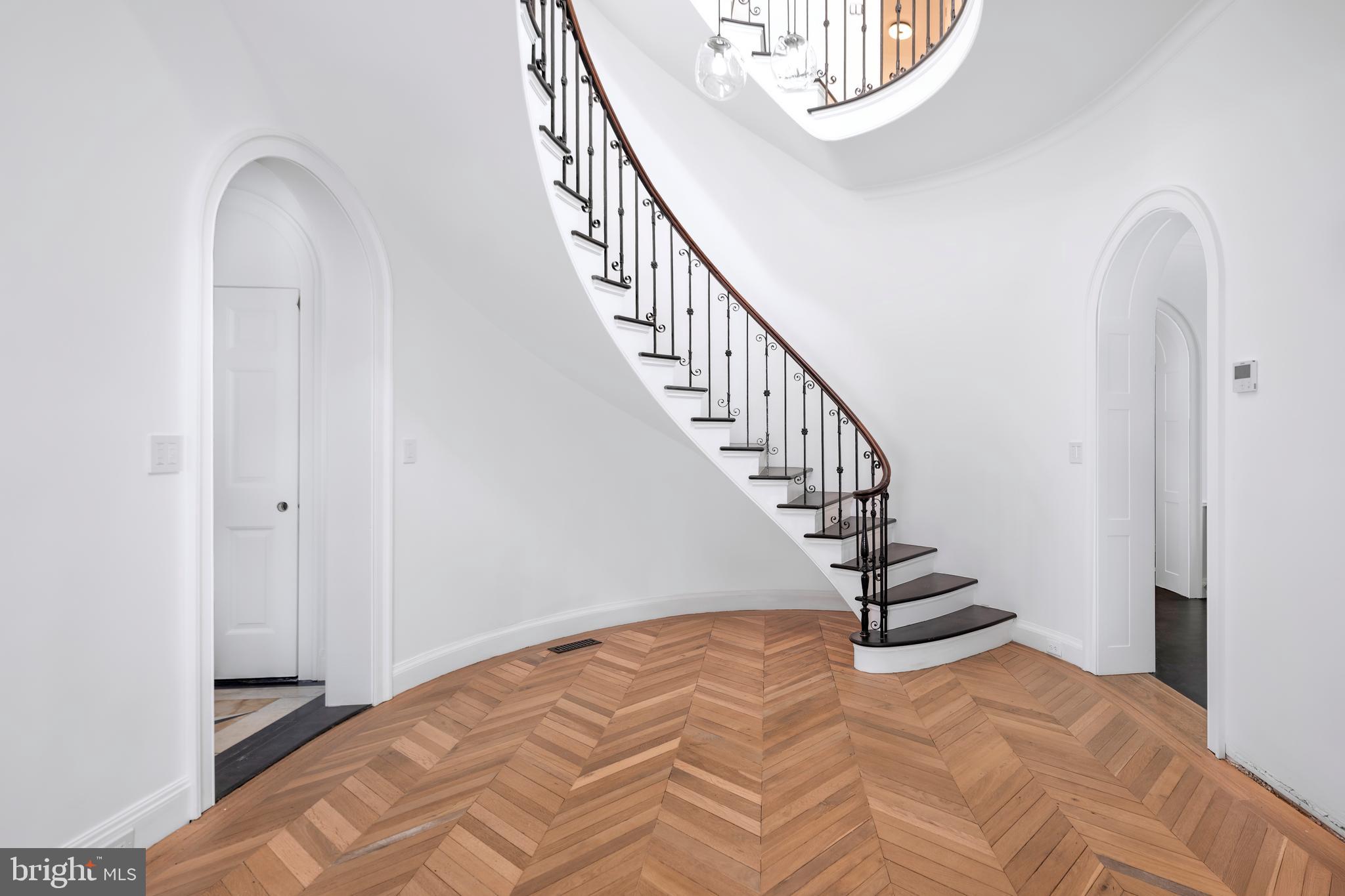 87 Library Place Princeton, NJ 08540 - Photo 10 of 60 a view of a hallway with staircase