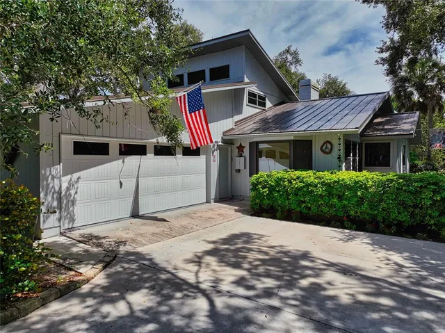 a house view with a outdoor space