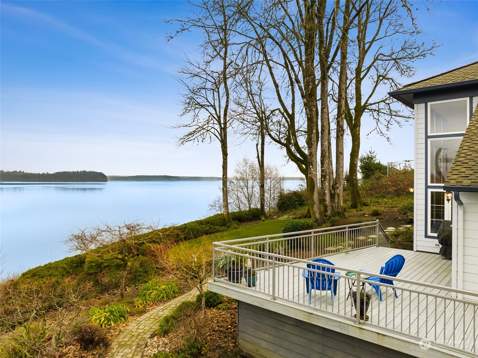 9942 Johnson Point Road Northeast Olympia, WA 98516 - Photo 34 of 34 a view of a balcony with lake view and mountain view