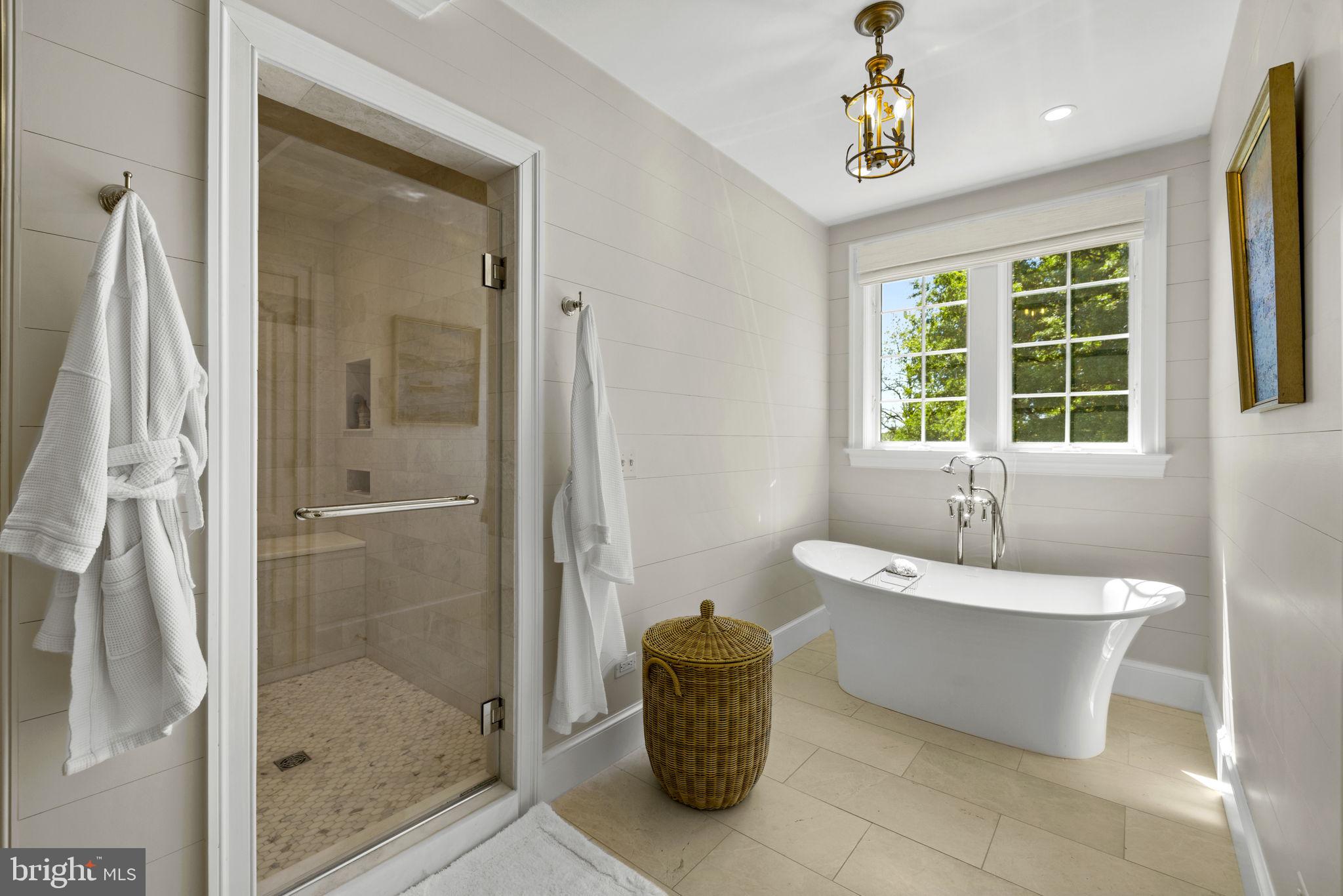 36190 Turkey Roost Road Middleburg, VA 20117 - Photo 43 of 88 a bathroom with a bathtub and a shower