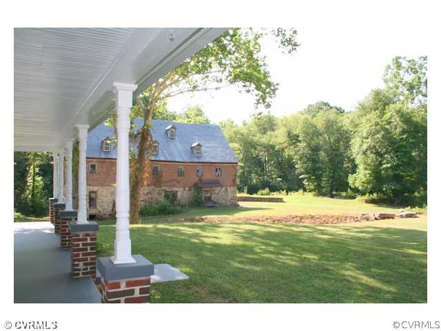35 Tamworth Road Cartersville, VA 23027 - Photo 7 of 12 Porch - View of Muddy Creek Mill from the front po