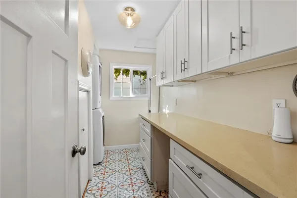 a view of cabinets and wooden floor