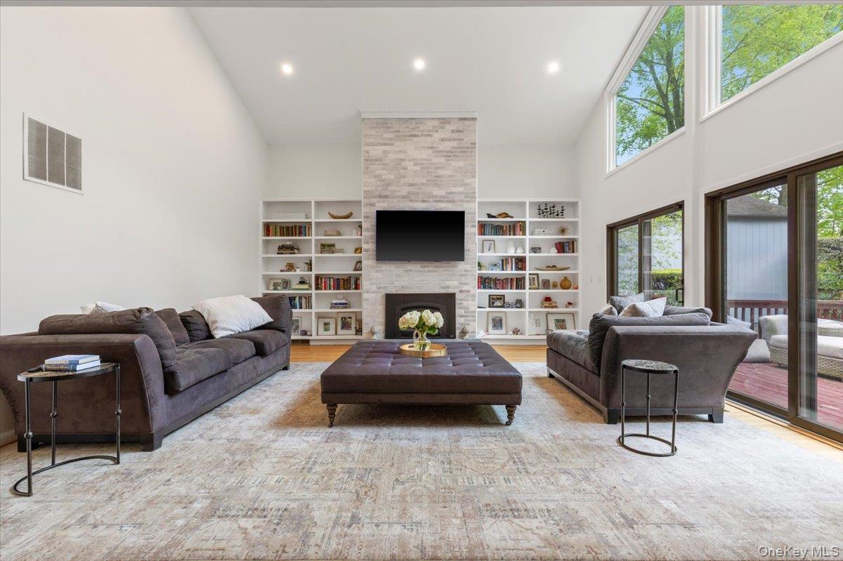 37 Talcott Road Rye Brook, NY 10573 - Photo 3 of 25 Vaulted ceilings, large windows and sliders to deck