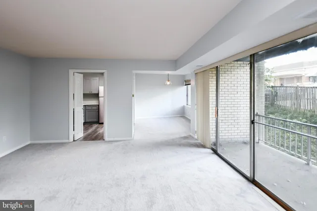 a view of empty room