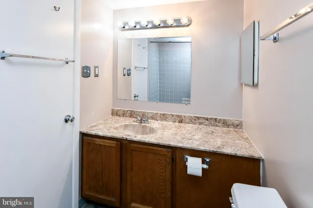 a bathroom with a sink and a toilet