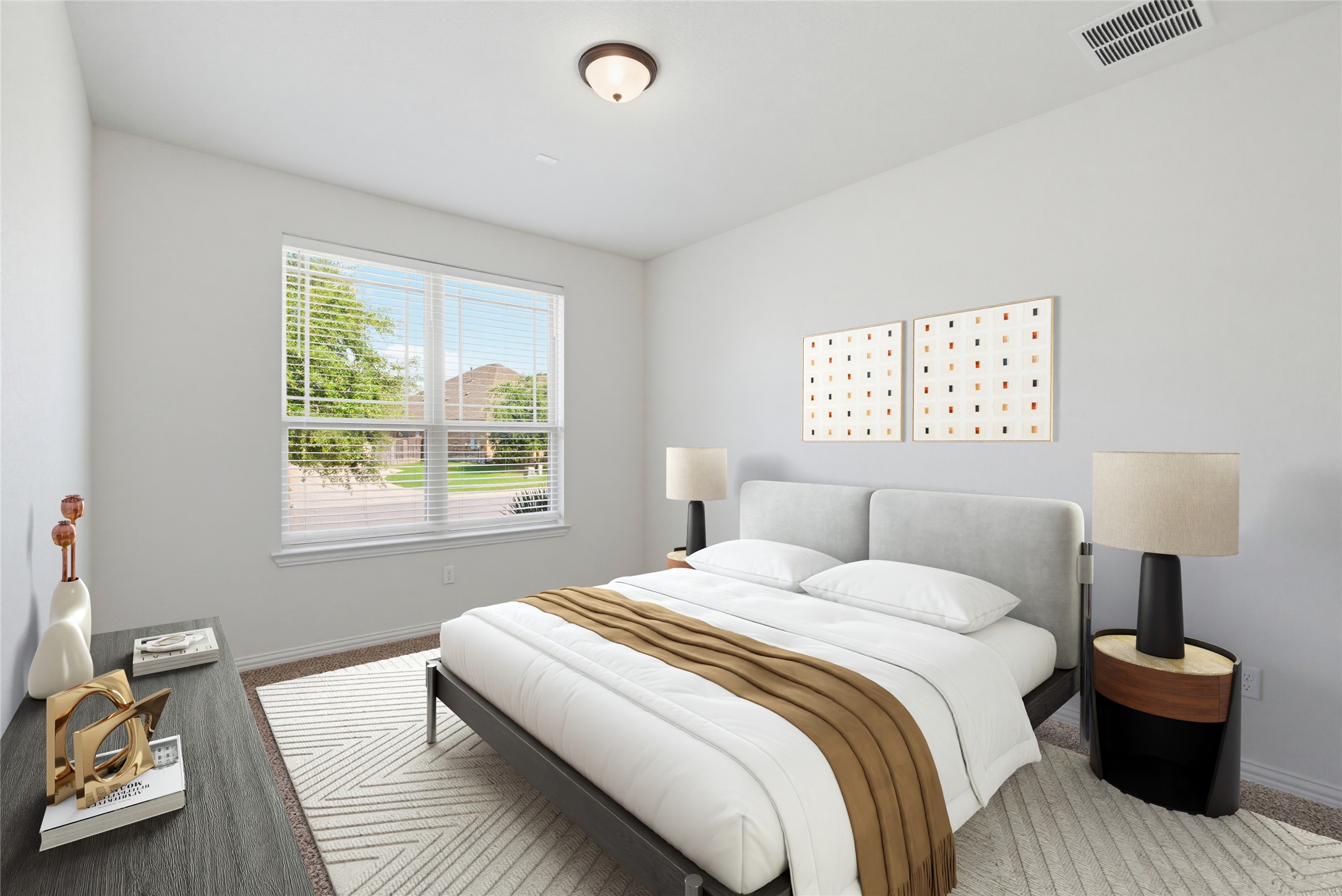 12613 Twisted Root Drive Manchaca, TX 78652 - Photo 19 of 33 A quiet bedroom retreat with plush carpeting and a large window inviting natural light.