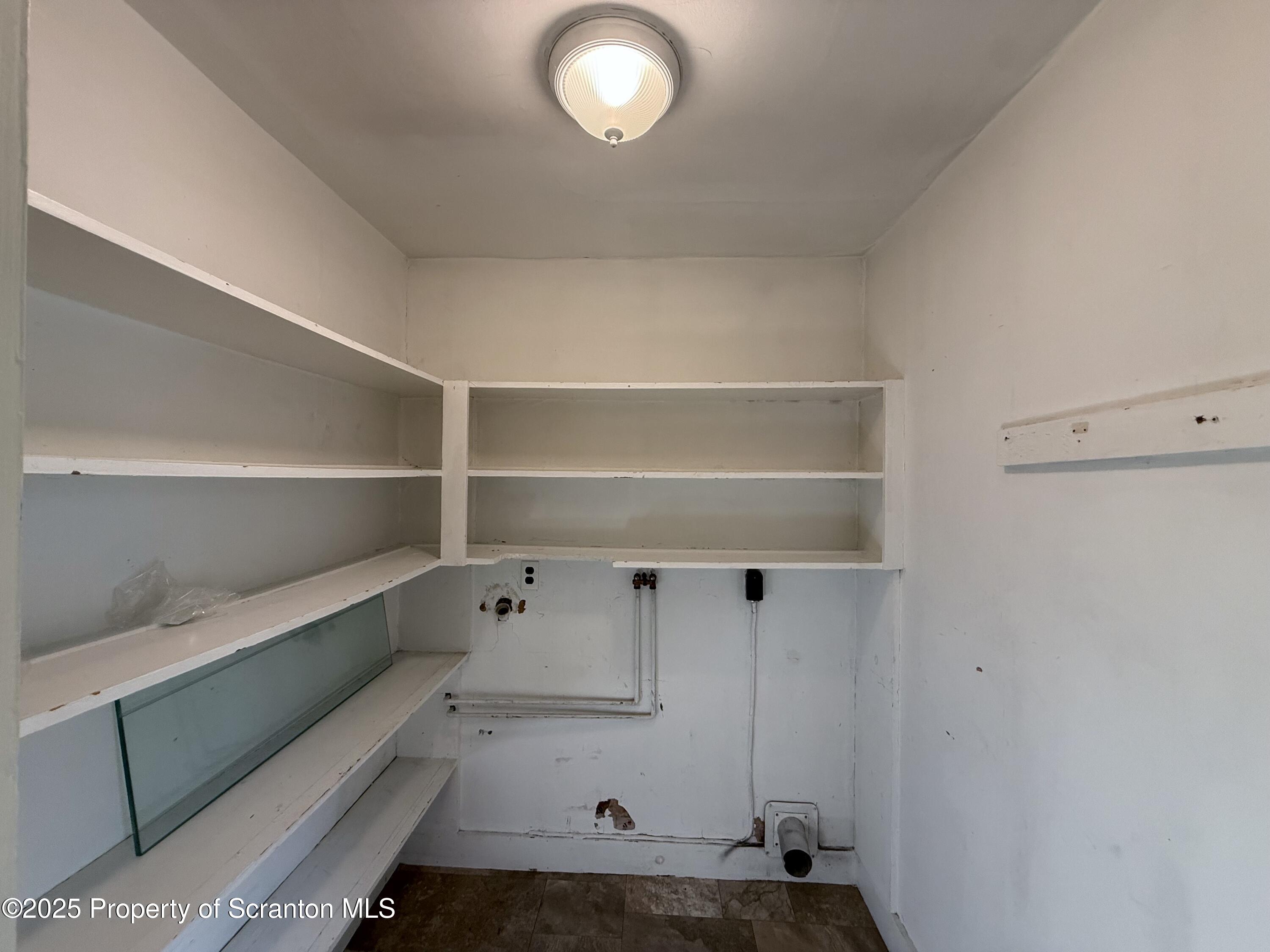 1315 Farr Street, Unit 2 Scranton, PA 18504 - Photo 13 of 14 a view of storage and utility room with racks on the wall