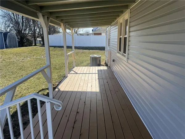 a view of deck with wooden floor and outdoor space