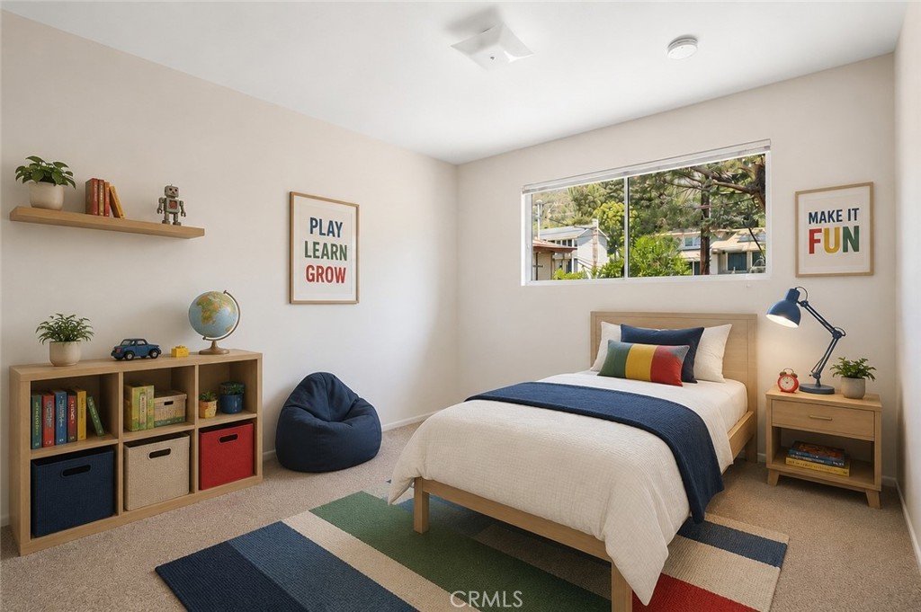 3404 Markridge Road La Crescenta, CA 91214 - Photo 38 of 67 Bedroom #3 staged using AI