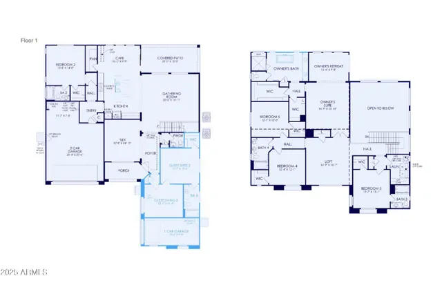 a white building with glass door