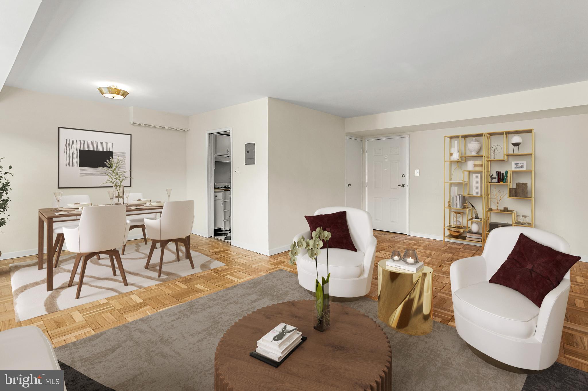 3900 Tunlaw Road Northwest, Unit 218 Washington, DC 20007 - Photo 2 of 14 Living and Dining Areas