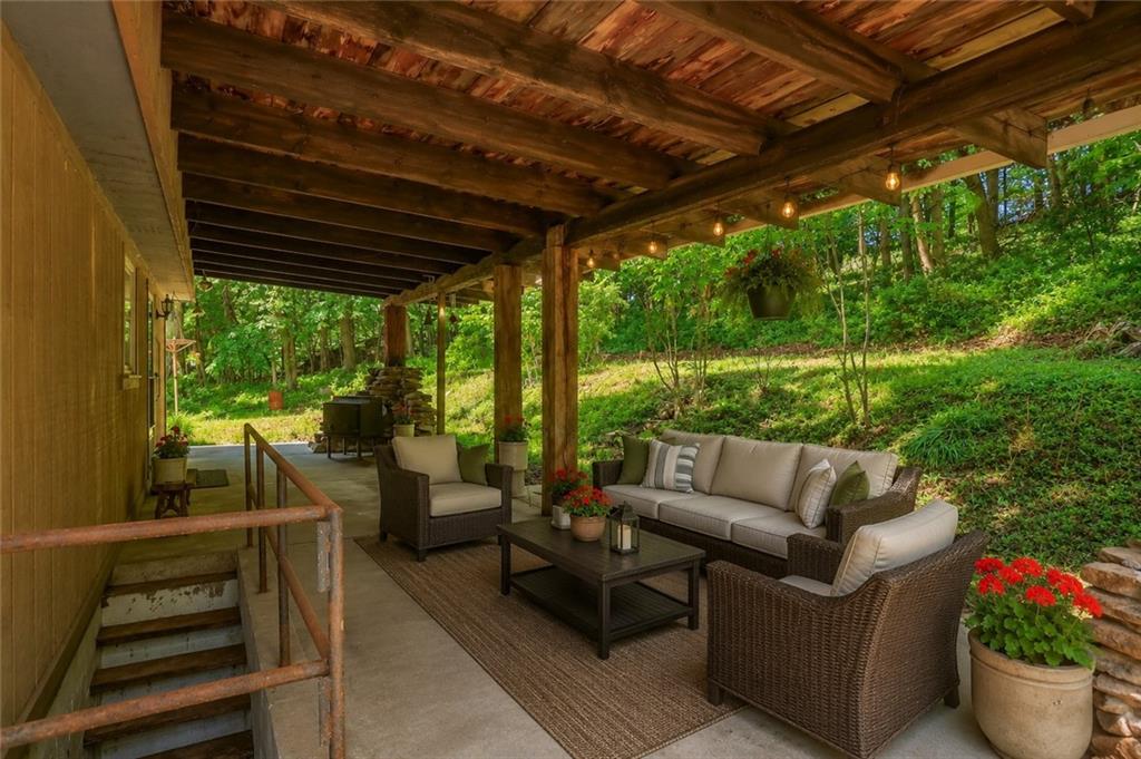 149 Seneca School Road Harmony, PA 16037 - Photo 15 of 50 VIRTUALLY STAGED BACK PATIO AREA!