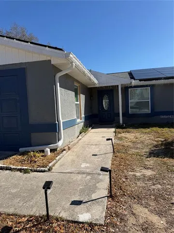 a front view of house