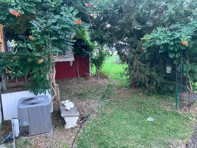 a house with trees in front of it