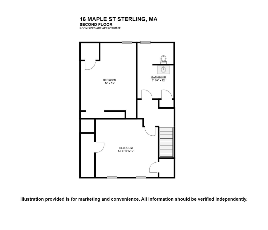 16 Maple Street Sterling, MA 01564 - Photo 42 of 42 a picture of a floor plan