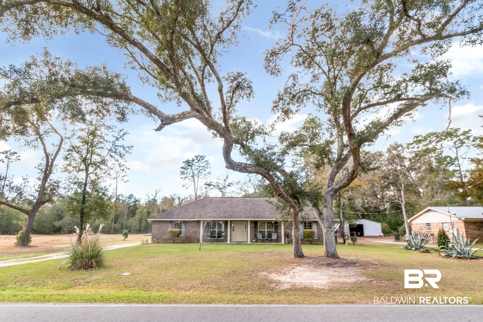 11528 Mocking Bird Lane Fairhope, AL 36532 - Photo 38 of 45 Ranch-style house featuring a front yard and brick siding