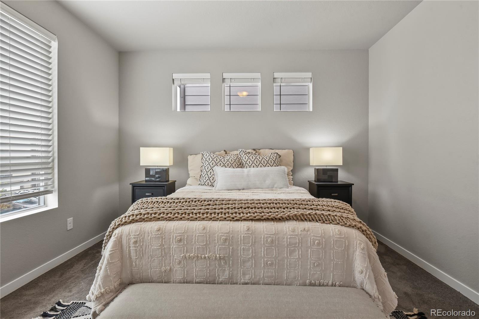 1344 Sunshine Valley Way Colorado Springs, CO 80921 - Photo 21 of 37 a bedroom with a bed and window