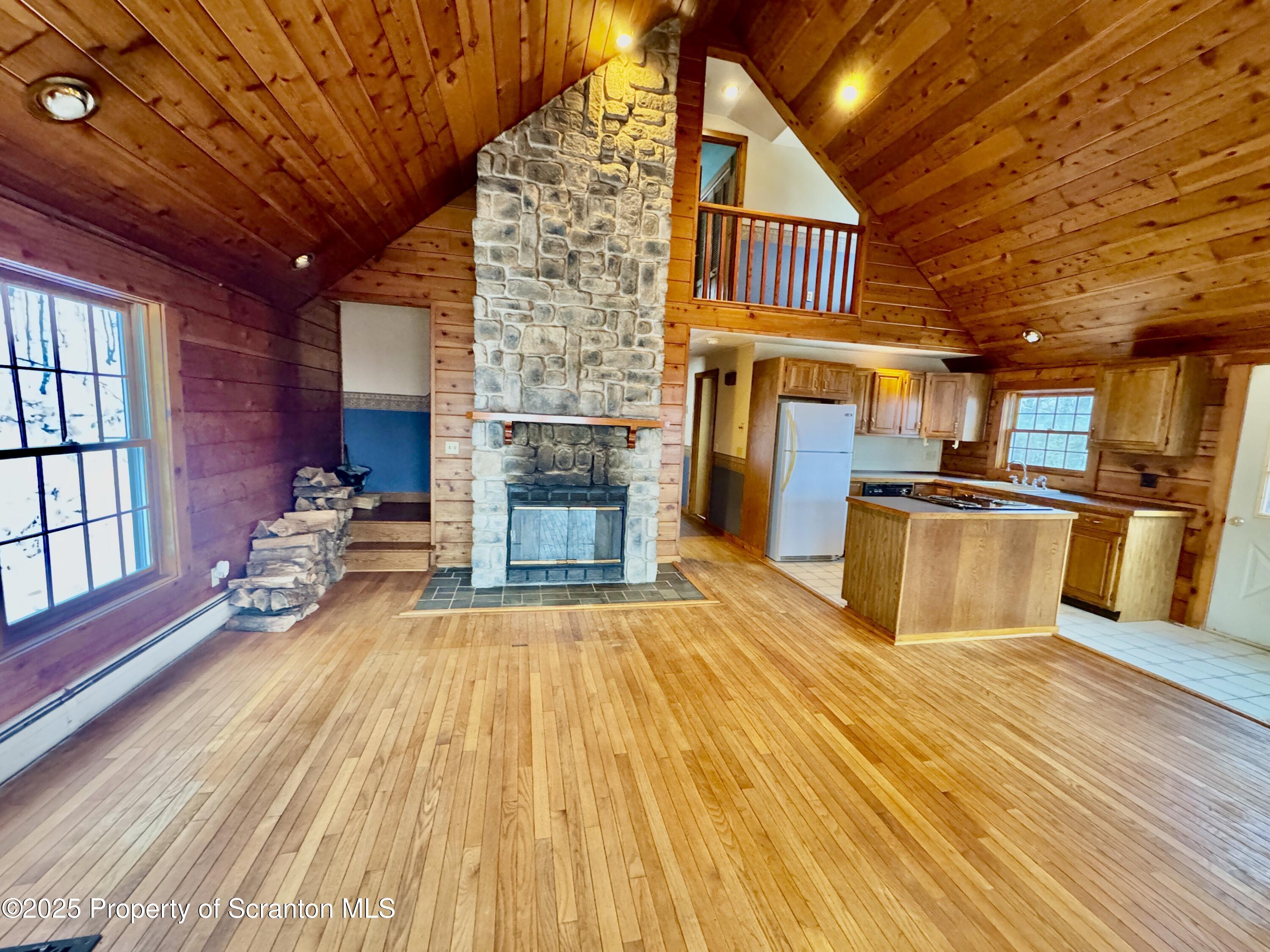2607 Ransom Road Clarks Summit, PA 18411 - Photo 11 of 46 a view of kitchen with furniture and wooden floor