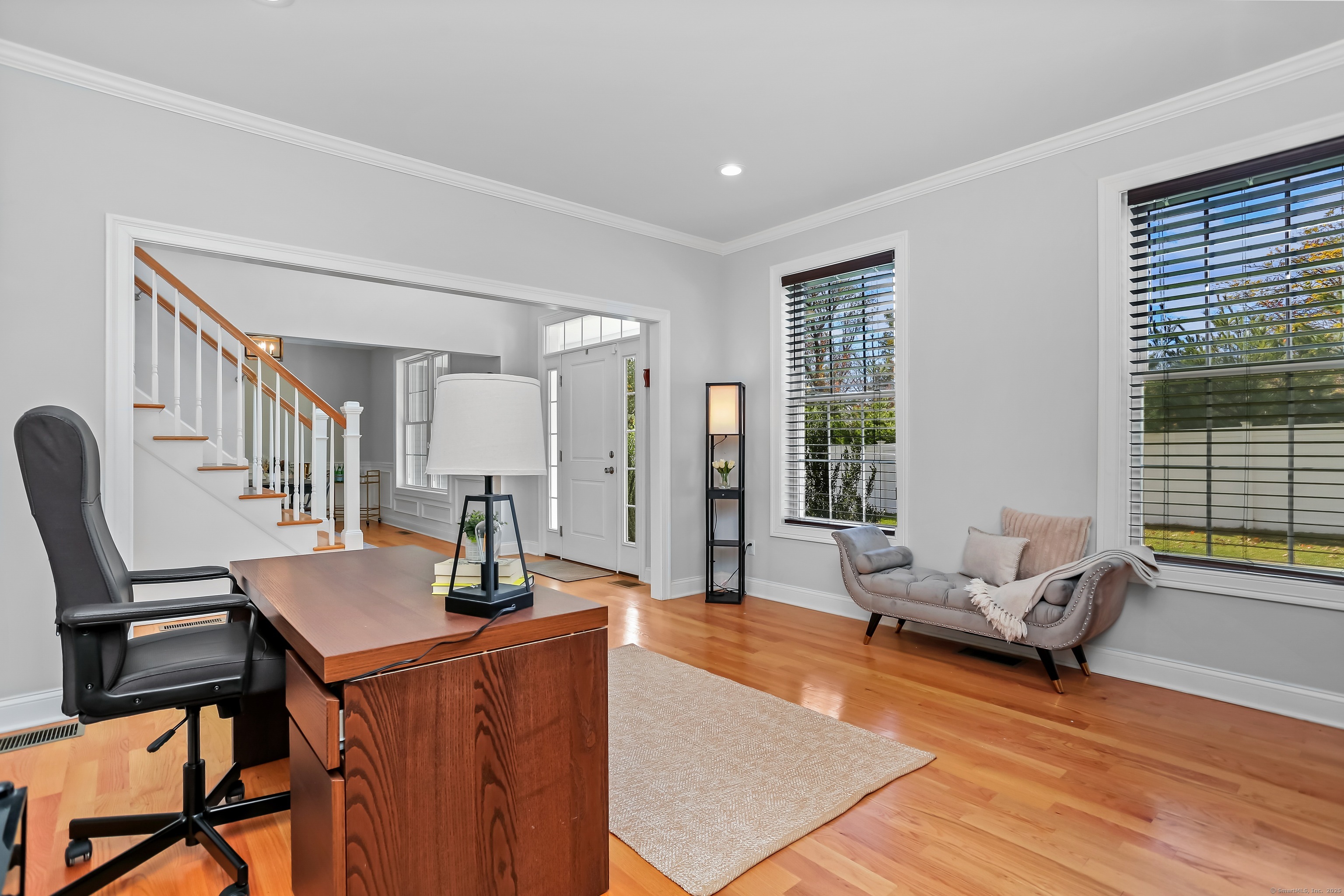 450 James Farm Road Stratford, CT 06614 - Photo 6 of 36 a living room with furniture and wooden floor