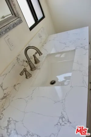 a close view of sink