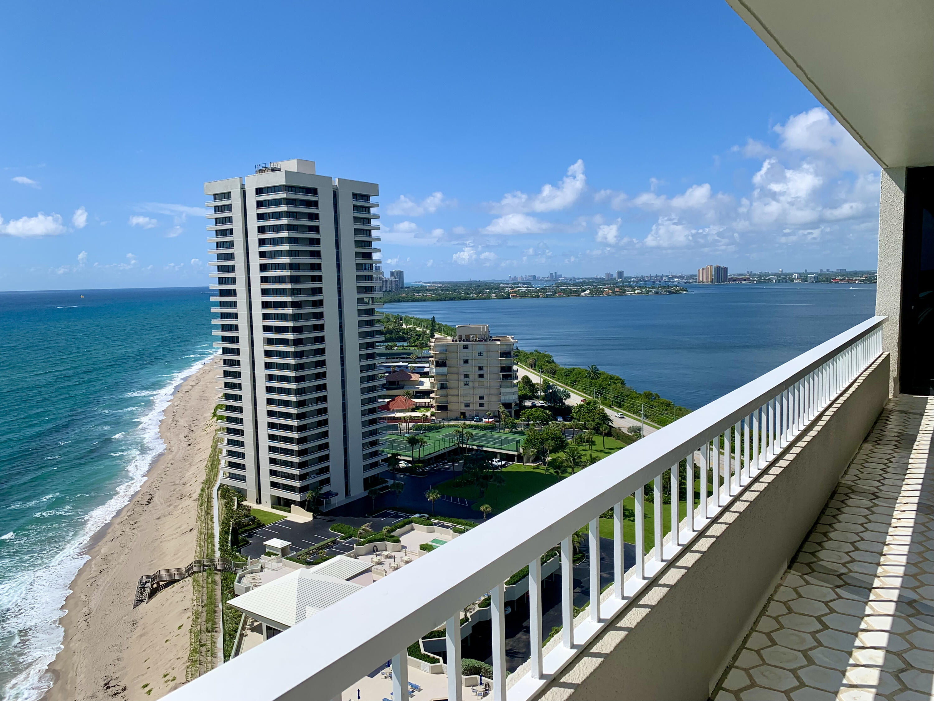 5540 North Ocean Drive, Unit PHA Riviera Beach, FL 33404 - Photo 36 of 42 a view of balcony with city view