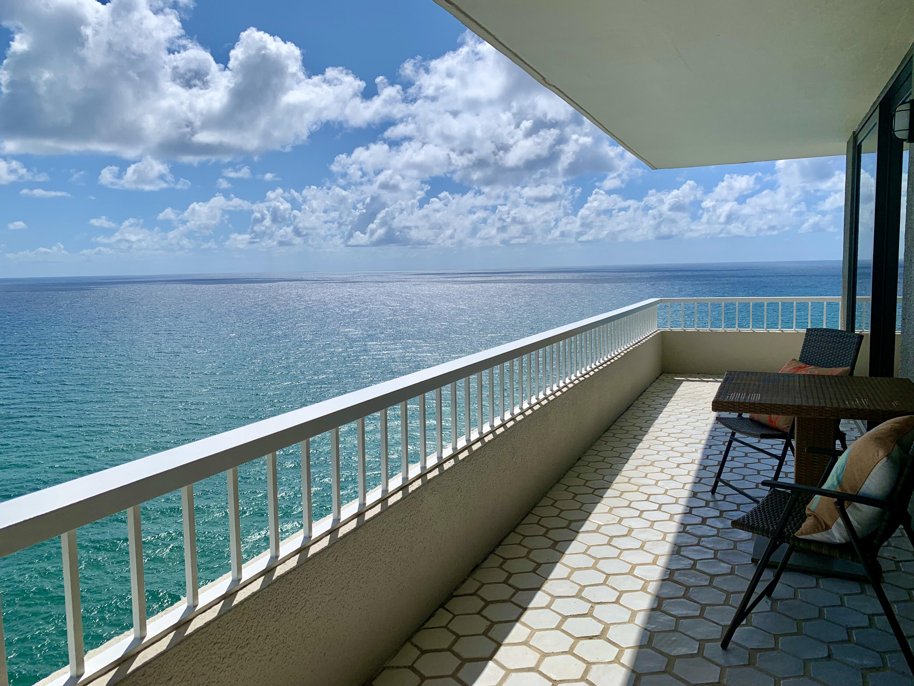 5540 North Ocean Drive, Unit PHA Riviera Beach, FL 33404 - Photo 40 of 42 a view of balcony with furniture
