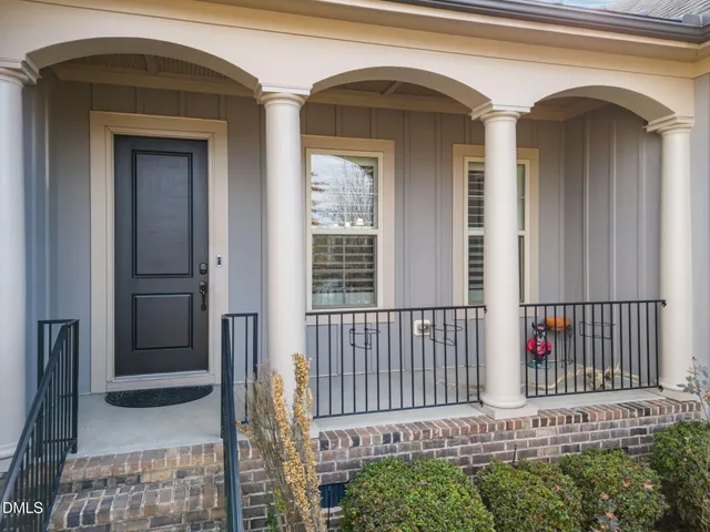 a view of a house with a patio