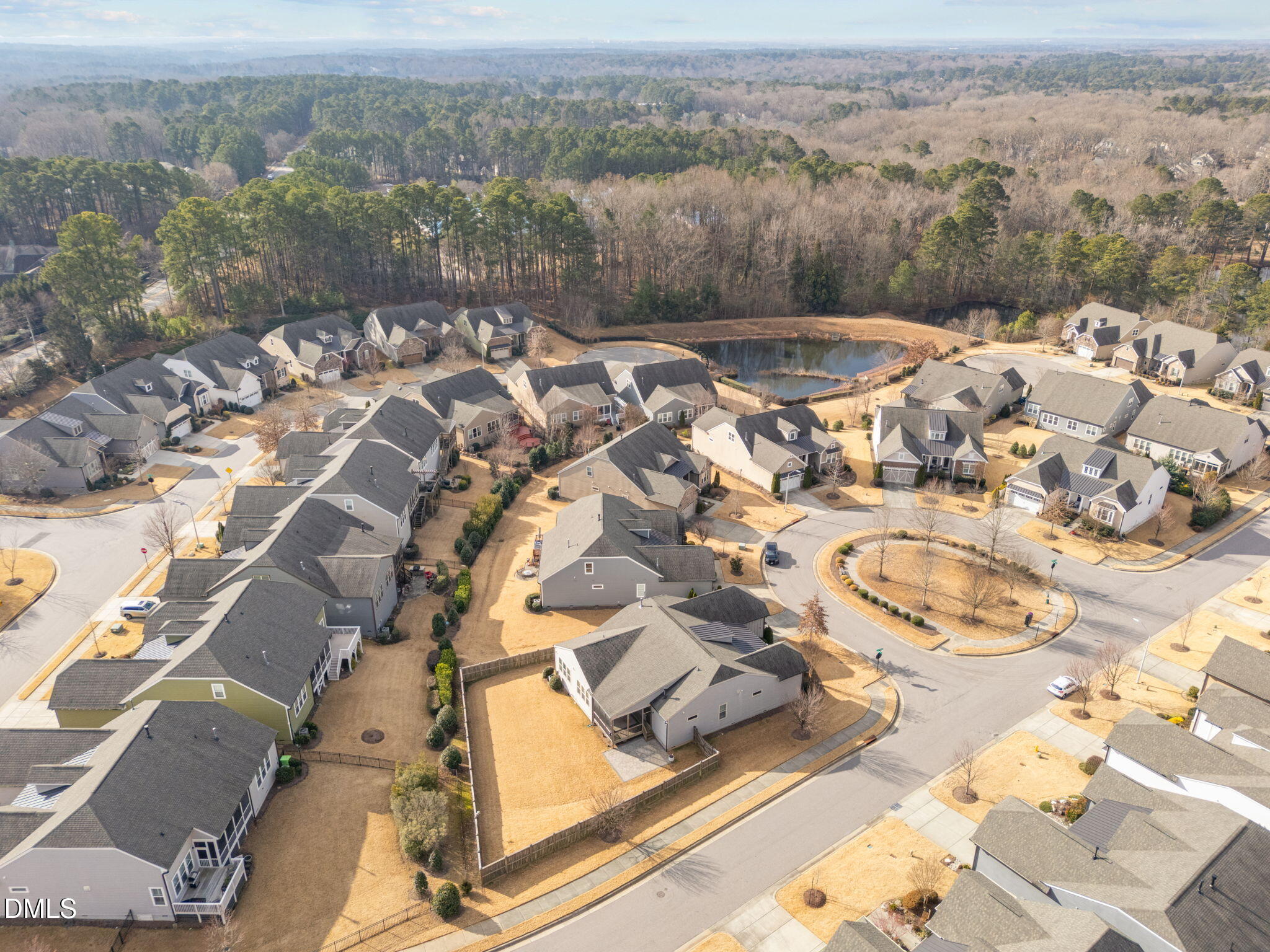 8420 Coppice Circle, Unit 37 Raleigh, NC 27615 - Photo 31 of 36 Aerial View of Coppice Circle
