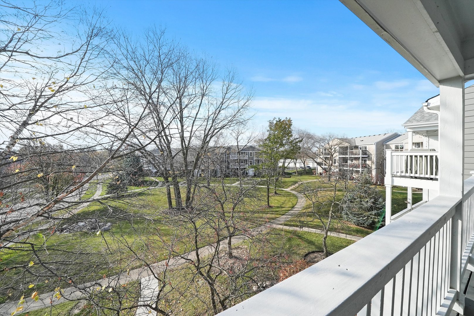 152 East Winchester Road, Unit E Libertyville, IL 60048 - Photo 19 of 24 a view of lake from balcony