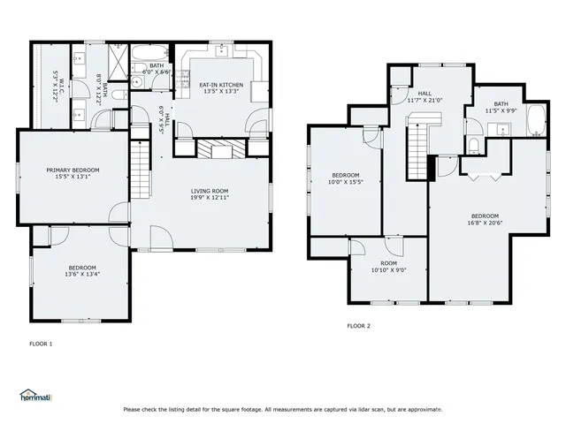 a picture of a open kitchen with a white bed