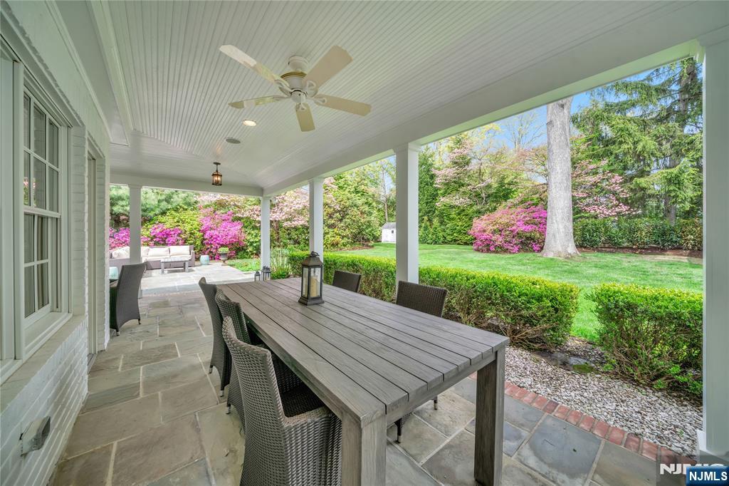 227 Fairmount Road Ridgewood, NJ 07450 - Photo 22 of 50 a view of an outside dining space with furniture