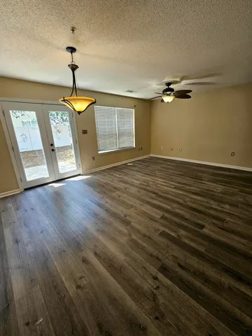 wooden floor in an empty room