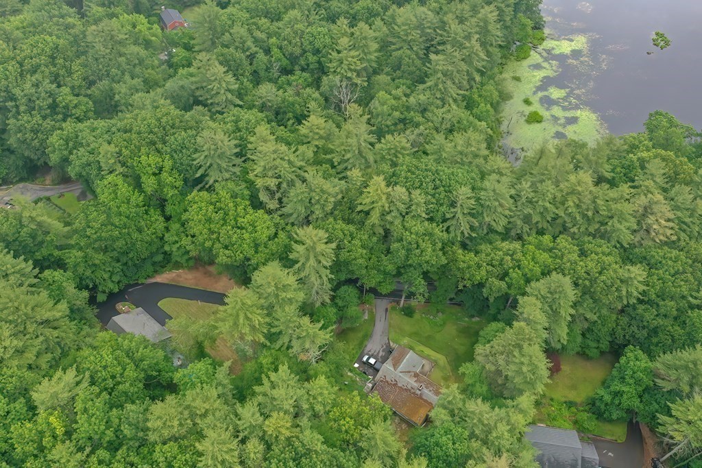 202 Boxboro Road Stow, MA 01775 - Photo 38 of 40 an aerial view of a house with a yard