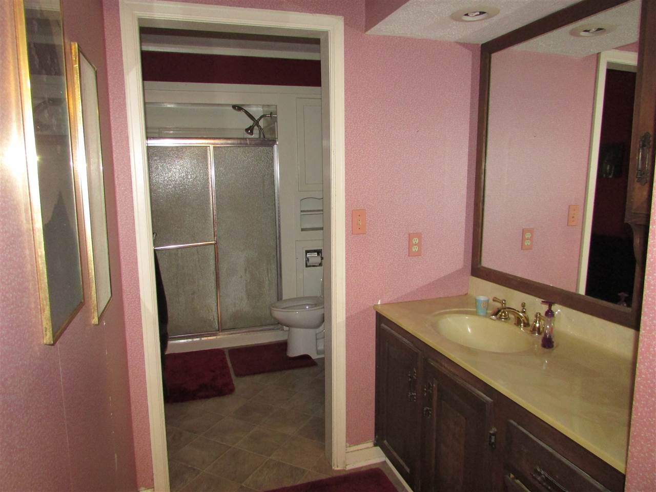 6280 Park Ridge Road Loves Park, IL 61111 - Photo 16 of 25 a bathroom with a sink a toilet and shower