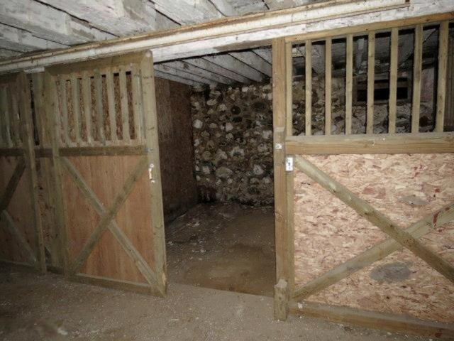 18738 Fillmore Road Stanwood, MI 49346 - Photo 23 of 27 Horse Stall in Basement of Barn
