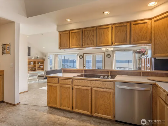 a view of front door