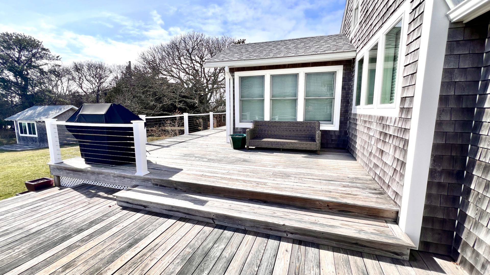 34 Windemere Road Oak Bluffs, MA 02557 - Photo 52 of 64 a view of a two chairs in the patio