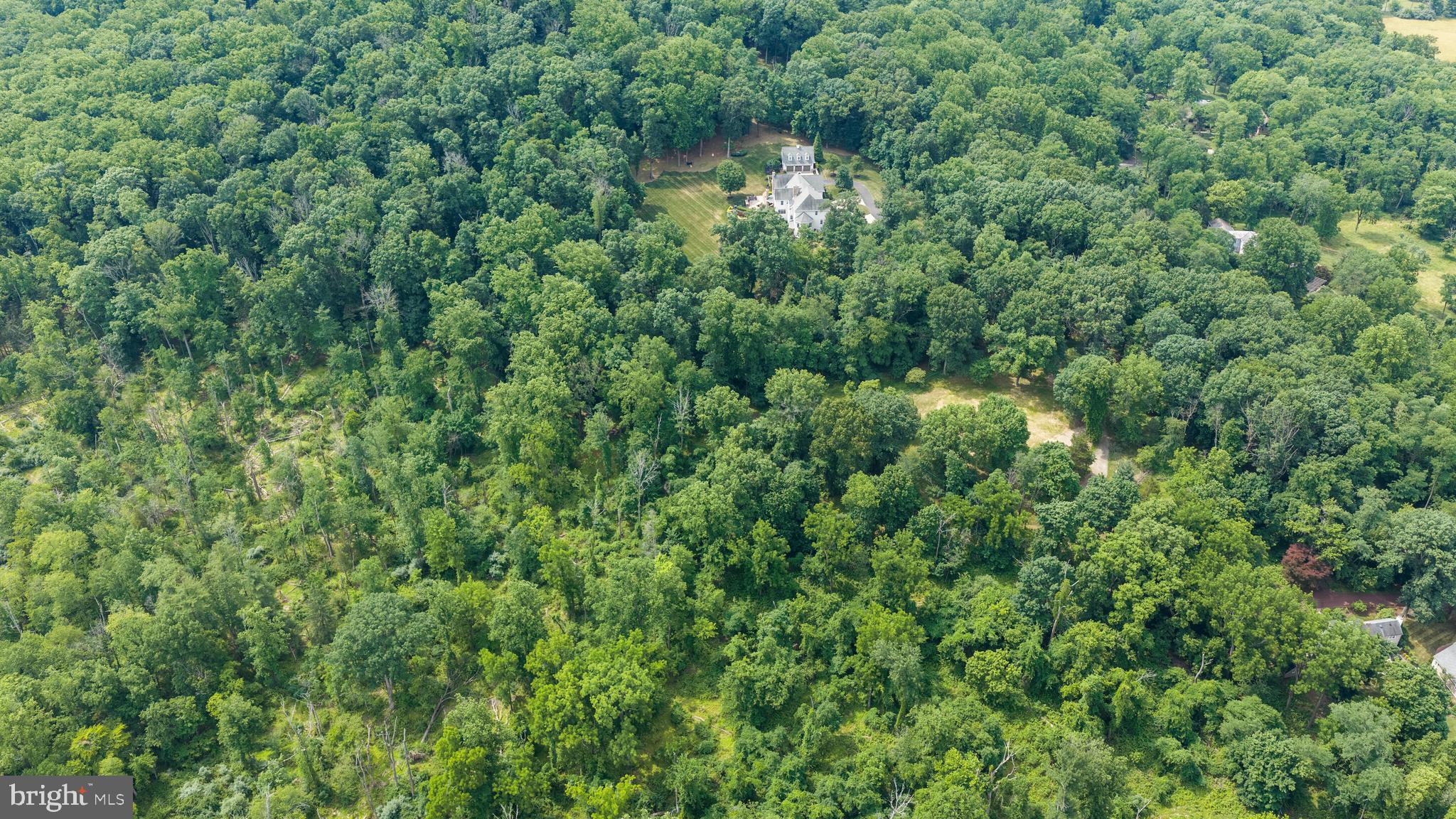 1 Warner Road New Hope, PA 18938 - Photo 6 of 13 an aerial view of residential house with outdoor space and trees all around