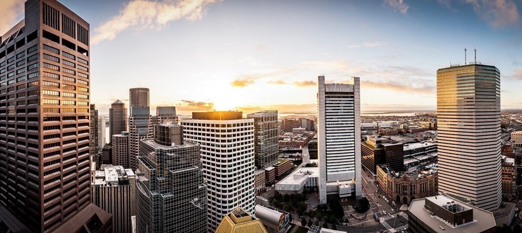 240 Devonshire Street, Unit 4210 Boston, MA 02110 - Photo 4 of 39 a view of a city with tall buildings