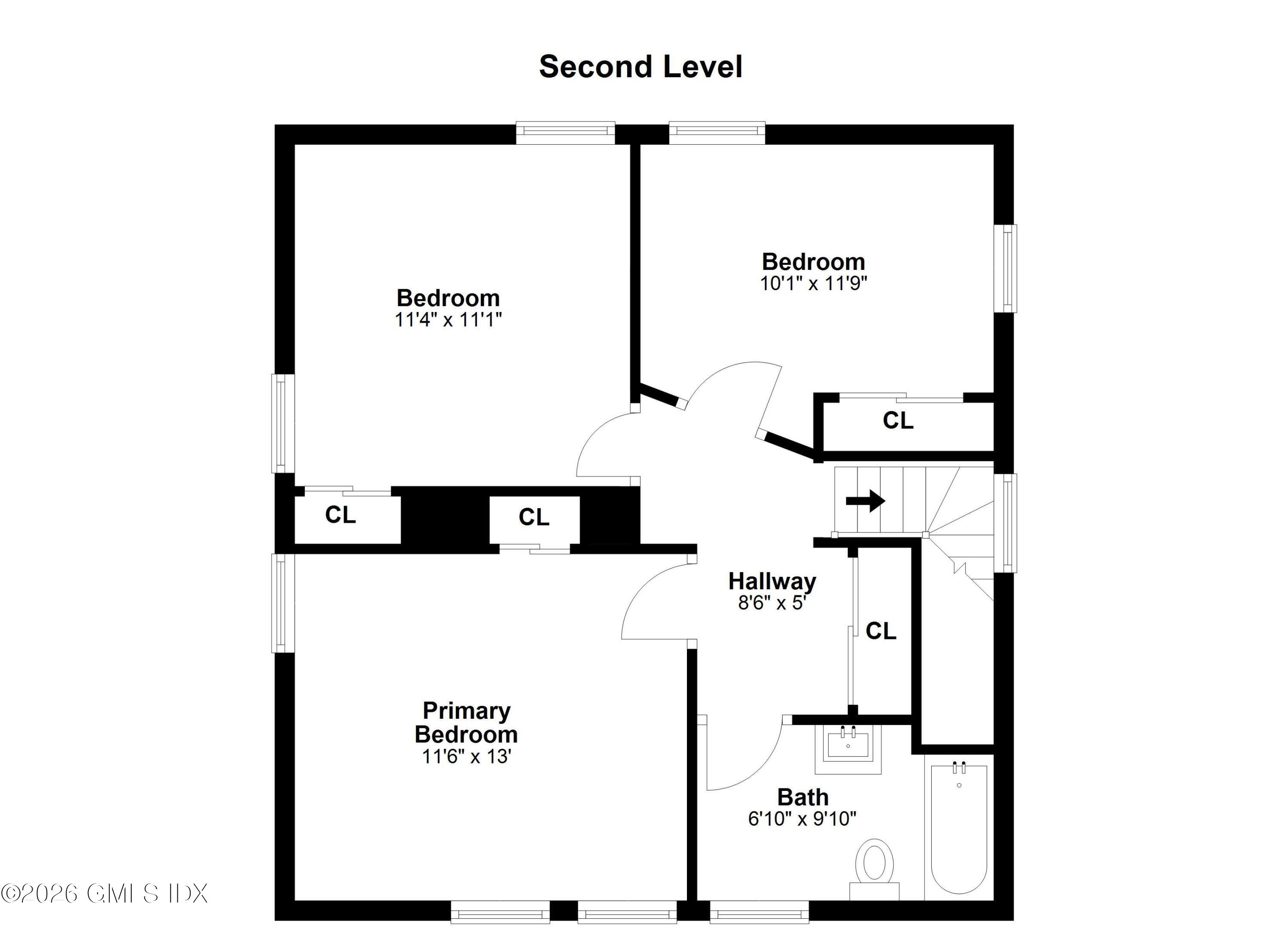 10 Prospect Street West, Unit WEST Greenwich, CT 06830 - Photo 18 of 19 2-10 Prospect St W, Second Level, Greenw