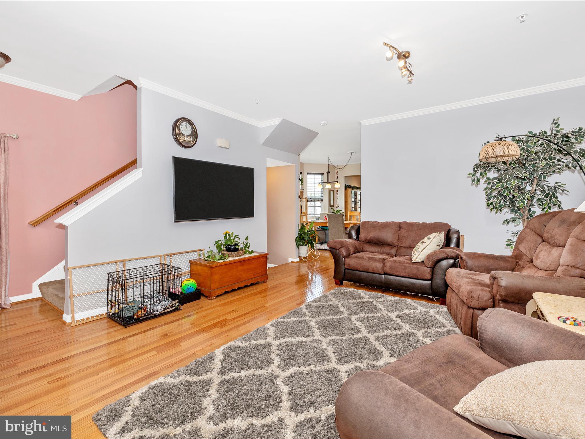 12954 Yellow Jacket Road Hagerstown, MD 21740 - Photo 24 of 54 a living room with furniture and a flat screen tv