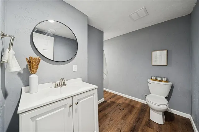 a bathroom with a bathtub and sink